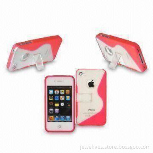 Hard Cases for Apple's iPhone 4G, Made of TPU + PC Material